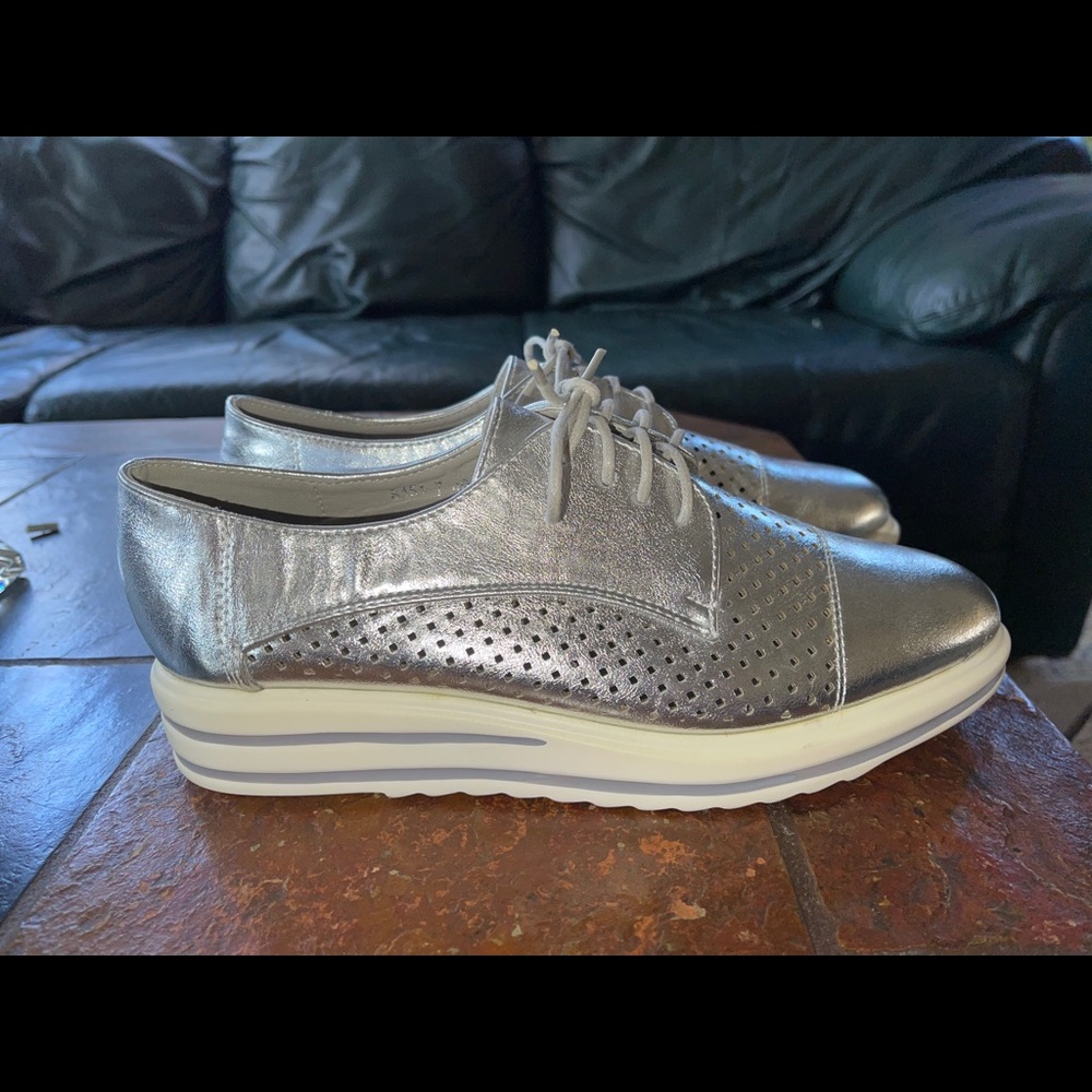 Cool silver shoes